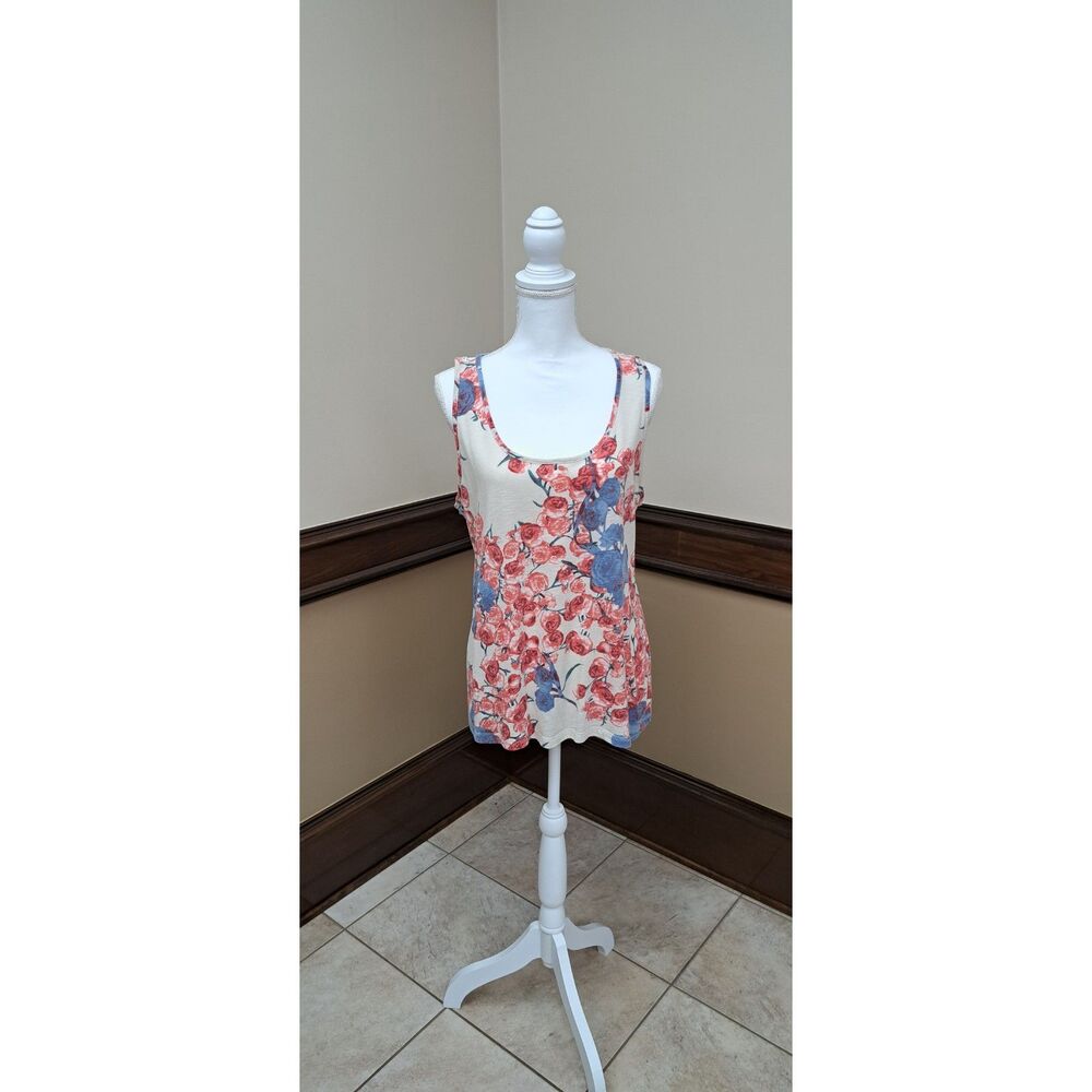 Bobbie Brooks 1X Floral and Lace Tank – Cottagecore, Romantic, Dreamy, Feminine